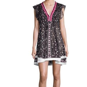 Poupette St Barth Pippa V-Neck Mini Dress